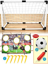 Load image into Gallery viewer, WY8 120CM Kids Football Goal Target Football Training Soccer Goal Football Training Game Aid
