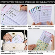 Load image into Gallery viewer, A6 Binder,PU Leather Budget Binder with Cash Envelopes,Budgeting Binder Planner with 8 Pcs Binder Pockets,12 pcs Expense Budget Sheets for Cash, Budget Binder for Saving Money(Purple)
