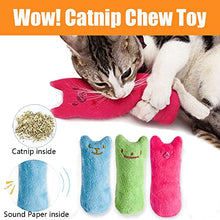 Load image into Gallery viewer, 12 Pcs Cat Toys for Indoor Cats Kitten Plush Catnip Toy Cat Teeth Cleaning Toys Interactive Cat Feather Teaser Wand Spring Toy

