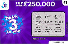 Load image into Gallery viewer, 6 Pack Baby Pregnancy Announcement Scratch Cards Lottery -"We're Having a Baby!" Scratchcards Novelty Fake Gift
