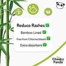 Load image into Gallery viewer, The Cheeky Panda – Bamboo Lined Nappies | Size 1 (2-5Kg, 48 Nappies) | Super Absorbent Core, Up to 12h Protection, Eco-Friendly, Super Soft, Strong &amp; Sustainable
