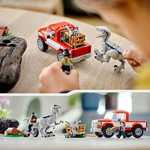 Load image into Gallery viewer, LEGO 76946 Jurassic World Blue and Beta Velociraptor Capture with Truck and 2 Dinosaur Toys For Kids Aged 6 Plus, 2022 Dominion Movie Inspired Set
