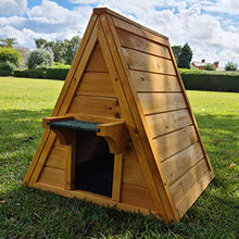 Load image into Gallery viewer, FeelGoodUK Cat Tree Cat Bed Cat House Animal Hide House Rabbit Guinea Pig Hut (Natural)
