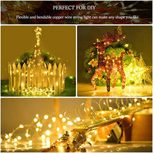 Load image into Gallery viewer, 200 LED Solar Fairy Lights ,72Ft Solar Garden Lights Outdoor Waterproof Solar Christmas Lights for Garden Park Patio Xmas Tree Decoration ,Warm White
