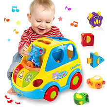 Load image into Gallery viewer, CAEGALKIMY Baby Toys for 1 Years Old Boys Girls Crawling Car Shape Sort Toys 6 12 18 Months Early Education Toys with Musical Light for 1st Birthday Gifts Kids Age 1 2 Years Old
