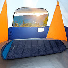 Load image into Gallery viewer, Outsunny Single Mummy Sleeping Bag Envelope Sleeping Bag 3 Season for Adults Warm Lightweight for Camping Hiking Outdoor, Blue, 210 x 75 x 5 cm
