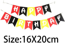 Load image into Gallery viewer, 156 Pcs Cartoon Mouse Balloons Arch Garland Kit 18&#39;&#39; 12&#39;&#39; 10&#39;&#39; 5&#39;&#39; Foil Confetti Black Red Yellow White Latex Balloons for Mouse Theme Birthday Party Supplies Baby Shower Birthday Wedding Decoration …
