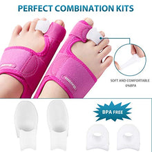 Load image into Gallery viewer, AVIDDA Bunion Corrector,Bunion Pain Relief Toe Separators Kit,Adjustable Size Hallux Valgus Correction Bunion Splint Corrector for Men and Women,Day Night Support
