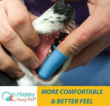 Load image into Gallery viewer, Happy Furry Pet | Cat Dog Silicone Finger Toothbrush &amp; Storage Case
