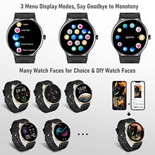 Load image into Gallery viewer, Smart Watch, BOCLOUD Smart Watches for Women Men, iPhone Android Smart Watch with Blood Oxygen/Heart Rate/Sleep Monitor, IP68 Waterproof Fitness Tracker with 20 Workout Modes (Black)
