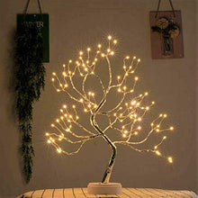 Load image into Gallery viewer, Tree Lamp Lighted Birch Tree 108 LED Twig Tree with Lights up 20 Inches Tree Pre Lit Birch Tree USB &amp; Battery Operated Upgraded Touch Switch Copper Wire Tree Branch Lights for Indoor Decoration
