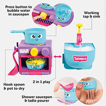 Load image into Gallery viewer, Toomies E73264 Bubble &amp; Bake Bathtime, Baby, Bath Toddlers, Kitchen Themed Bubble Making Toy, 2 in 1 Set, Kids Water Play Suitable for 18M &amp; 2 3 &amp; 4 Year Old Boys &amp; Girls, Multicoloured
