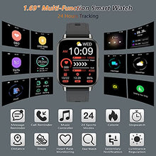 Load image into Gallery viewer, Smart Watch 2021, Fitness Tracker for Android iOS, 1.69" Touch Screen Smartwatch 24 Sports Modes Fitness Activity Trackers with HR Sleep Monitor, IP67 Waterproof Fitness Watch Pedometer for Women Men
