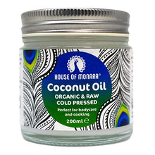 Load image into Gallery viewer, House of Monara Pure Organic Coconut Oil for Hair, Skin and Body, 200 ml
