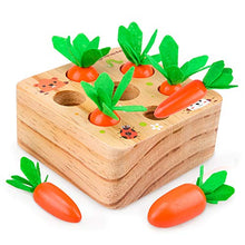 Load image into Gallery viewer, Educational Toys for 1 2 3 Year Old Baby Girls, Montessori Toddler Toys Age 1 2 3 Wooden Toy Birthday Gift for 1-3 Year Old Babies Boys Girls Stacking Games for 6 Month 1 2 3 Year Old Toddlers Present
