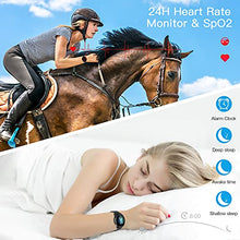 Load image into Gallery viewer, Smart Watch for Men, 360 x 360 Resolution Color Screen Smartwatch Fitness Tracker, 5ATM Waterproof Activity Trackers Watch Pedometer, Smart Watches for Men Women Kids for Phone Android
