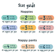 Load image into Gallery viewer, Kit &amp; Kin Eco Nappies Size 4 Hypoallergenic and Sustainable (34 x 4 Packs, 136 Nappies)
