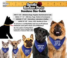 Load image into Gallery viewer, Spoilt Rotten Pets Blue S3 I Love My Dog Dad Dog Bandana, For A Furry Daddy Or A Proud Dog Dad (S3 Medium Dogs, Labs, Staffies &amp; Springers)
