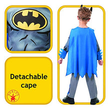 Load image into Gallery viewer, Rubie&#39;s Official Batman Comic Child&#39;s Classic Costume, Superhero Fancy Dress, Child&#39;s Size Small Age 3-4, Height 104 cm
