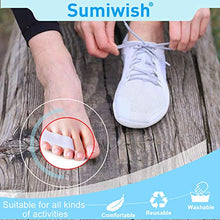 Load image into Gallery viewer, Sumiwish Pinky Toe Separator &amp; Protectors, 10 Packs of Gel Toe Protectors for Overlapping Toes, Curled Pinky Toes, Little Toe Separators for Friction, Blister
