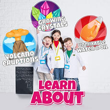 Load image into Gallery viewer, Science Kit for Kids with Lab Coat - Over 20 Chemistry Science Experiments. Great Gift for Kids Ages 5+
