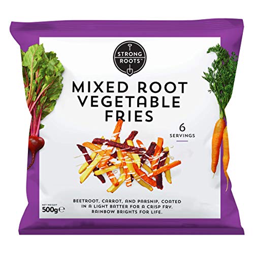 STRONG ROOTS Mixed Root Vegetable Fries, 500g (Frozen)