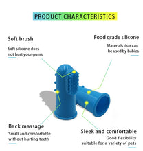 Load image into Gallery viewer, Happy Furry Pet | Cat Dog Silicone Finger Toothbrush &amp; Storage Case
