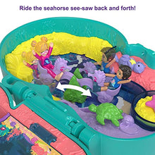 Load image into Gallery viewer, Polly Pocket Otter Aquarium Compact, 2 Micro Dolls, 5 Reveals, 12 Accessories, Pop &amp; Swap Feature, 4 &amp; Up
