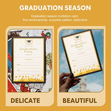 Load image into Gallery viewer, Yardwe 2022 Graduation Party Invitations Cards 20Pcs Grad Celebration Announcement Cards Congrats Party Decorations for High School or College
