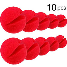 Load image into Gallery viewer, Red Sponge Noses Red Clown Nose Cosplay Nose for Christmas Comic Costume Party
