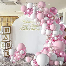 Load image into Gallery viewer, Balloons Arch, Balloon Garland Kit Pink Party Balloons for Birthday Decoration Party Supplies Wedding Party Decoration Supplies -104 Pack
