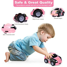 Load image into Gallery viewer, Pink Remote Control Car Girls Mini RC Car Toys for 2 3 4-6 Year Olds Kids My First Remote Control Cars with Light for Baby Birthday Gifts
