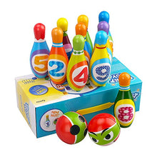 Load image into Gallery viewer, 3-6 Year Old Boy Girl Toddler Toys, Kids Early Educational Toy Gift Active Game for Kids Girls Boys Age 2 3 4 5 Toddler Birthday Present Gift Party Games Bowling Set Toy for 2-5 Year Olds Kid Child

