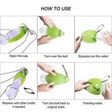 Load image into Gallery viewer, RoyalCare Portable Pet Water Bottle, Reversible &amp; Lightweight Water Dispenser for Dogs and Cats, Made of Food-Grade Silicone (Green)
