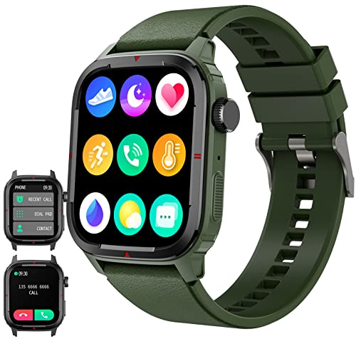 Smart Watch Phone Calls, Eligible To Make/Receive Bluetooth Calling 1.7 Touch Screen Fitness Tracker Watch Blood Pressure Watch 2022 New Smart Watch For Men Women Compatible Android Ios iphone