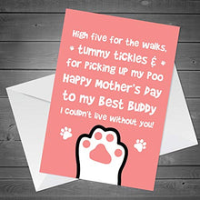 Load image into Gallery viewer, Red Ocean Funny Mothers Day Card From The Dog Novelty Mother's Day Card For Mum Mummy
