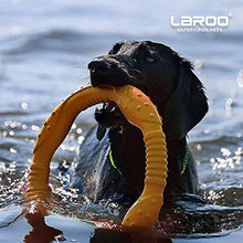 Load image into Gallery viewer, LaRoo Dog Flying Ring Toys,Floating Flying Dog Disc Toys,Summer Pet Training Outdoor Durable Chew Toys for Medium and Large dogs (Medium Orange/22cm)
