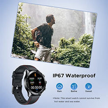 Load image into Gallery viewer, Smart Watch for Men Fitness Tracker - Fitness Watch with Heart Rate Sleep Monitor Pedometer Waterproof Activity Trackers 1.32" Touch Screen Smartwatch for Android iPhone
