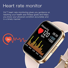 Load image into Gallery viewer, Smart Watch Fitness Tracker with 24/7 Heart Rate, Blood Oxygen Blood Pressure, and Sleep Monitor, Full Touch 5 ATM Waterproof Smartwatch, Step Counter Watch for Kids Women Men for Android iPhone
