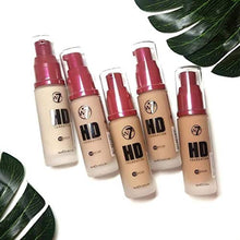 Load image into Gallery viewer, W7 HD Foundation - Oil-Free Liquid Foundation for Poreless, Matte Medium Coverage - 30ml (Buff)
