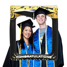 Load image into Gallery viewer, Amosfun Graduation Photo Frame Inflatable Picture Photo Booth Props 2022 Graduation Accessory for Graduation Party Supplies Decoration 72 x 61 cm
