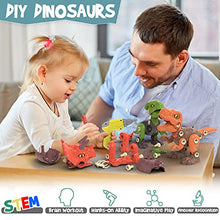 Load image into Gallery viewer, Dinosaur Toys for Kids 3-5 Year Old, Take Apart Dinosaur Toys with Dinosaur Skeleton, STEM Construction Educational Toys for Boys and Girls with Electric Drill, Birthday Dinosaur Gifts
