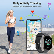 Load image into Gallery viewer, Smart Watch 2021, Fitness Tracker 1.69" Touch Screen Heart Rate Sleep Monitor, IP68 Waterproof Fitness Watch Smartwatch, 24 Modes, Pedometer Activity Trackers Smart Watch for Men Women for Android iOS
