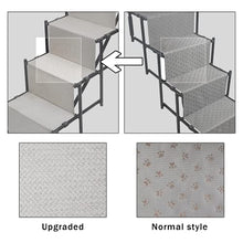 Load image into Gallery viewer, YEP HHO 4 Steps Upgraded dog ramps for large dogs car, Lightweight Non-Slip Folding Portable Dog Stairs with Waterproof Surface, Great for Cars Trucks SUVs (New Gray)
