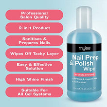 Load image into Gallery viewer, Mylee Nail Gel Polish Prep Wipe + Remover Cleanser UV LED Manicure Acetone  2x250ml  by Mylee

