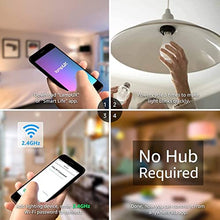 Load image into Gallery viewer, LE WiFi Smart Bulb E27, RGB Colour Changing, Warm to Cool White LED Screw Bulb, 9W, Dimmable, 806LM, RGBCW, APP and Voice Control, Works with Alexa and Google Home, Pack of 2 (2.4GHz Only)
