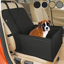 Load image into Gallery viewer, Extra Stable Dog Car Seat - Robust Car Dog Seat or Puppy Car Seat for Small to Medium-Sized Dogs - Reinforced Walls and 3 Belts - Waterproof Pet Car Seat for Back and Front Seat
