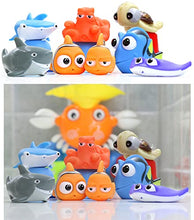 Load image into Gallery viewer, Cadoal 8PCS Finding Dory Nemo Bath Squirt Toys, Floating Sea Animals (Shark Octopus Clownfish Turtle Devil fish) Bathtub Water Squirt Bath Toy for Baby Kids Toddler Shower and Swimming Pool
