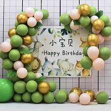 Load image into Gallery viewer, Party Balloons Arch Kit Green Birthday Decoration Party Balloons Garland Latex Confetti Gold ballon for Women Lady Birthday Wedding Decoration
