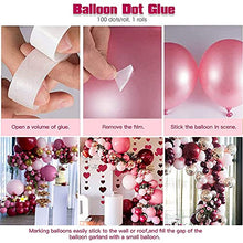 Load image into Gallery viewer, Balloon Garland Kit, TOLOYE Burgundy Balloons Arch Kit with Pink Wine Red Gold Confetti Latex Balloons, Decoration for Retro Lady Girls Birthday Wedding Anniversary Baby Shower Party Supplies
